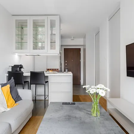 Luxury Apartments Mennica Residence With Parking Warschau Exterior foto