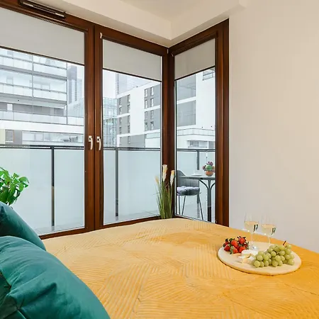 Luxury Apartments Mennica Residence With Parking Warschau Exterior foto