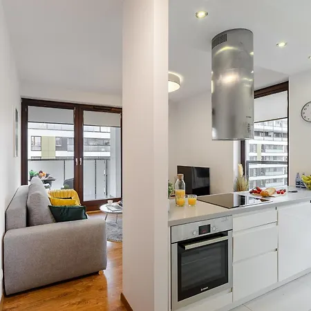 Luxury Apartments Mennica Residence With Parking Warschau Exterior foto