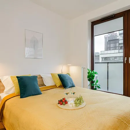 Luxury Apartments Mennica Residence With Parking Warschau Exterior foto